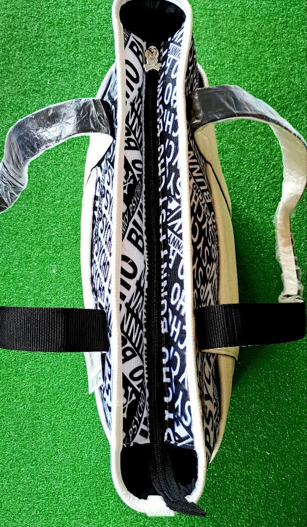 PSYCHO BUNNY トートバッグ ホワイト/ネイビー