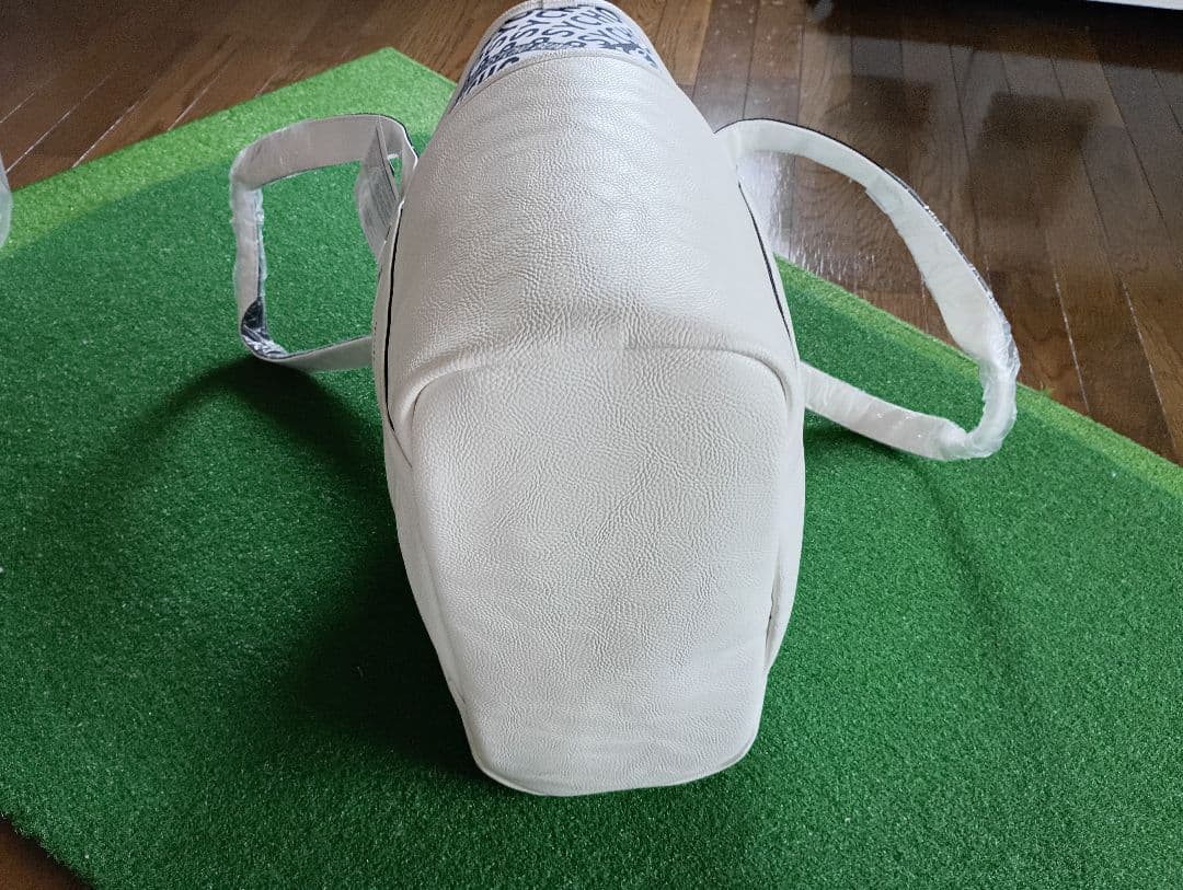 PSYCHO BUNNY トートバッグ ホワイト/ネイビー