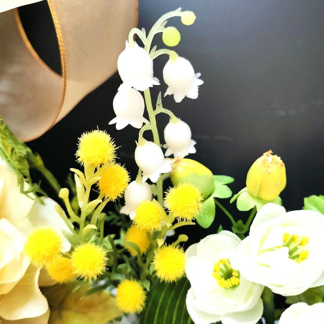 商品名【咲希】ゆきこ♥ラナンキュラスのフラワーリース 春リース 玄関リース