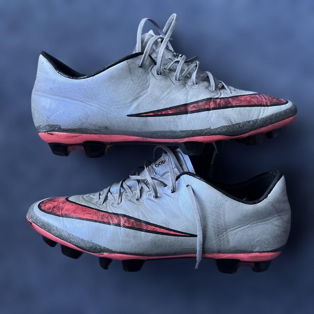 Nike Mercurial サッカーシューズ グレー/ピンク