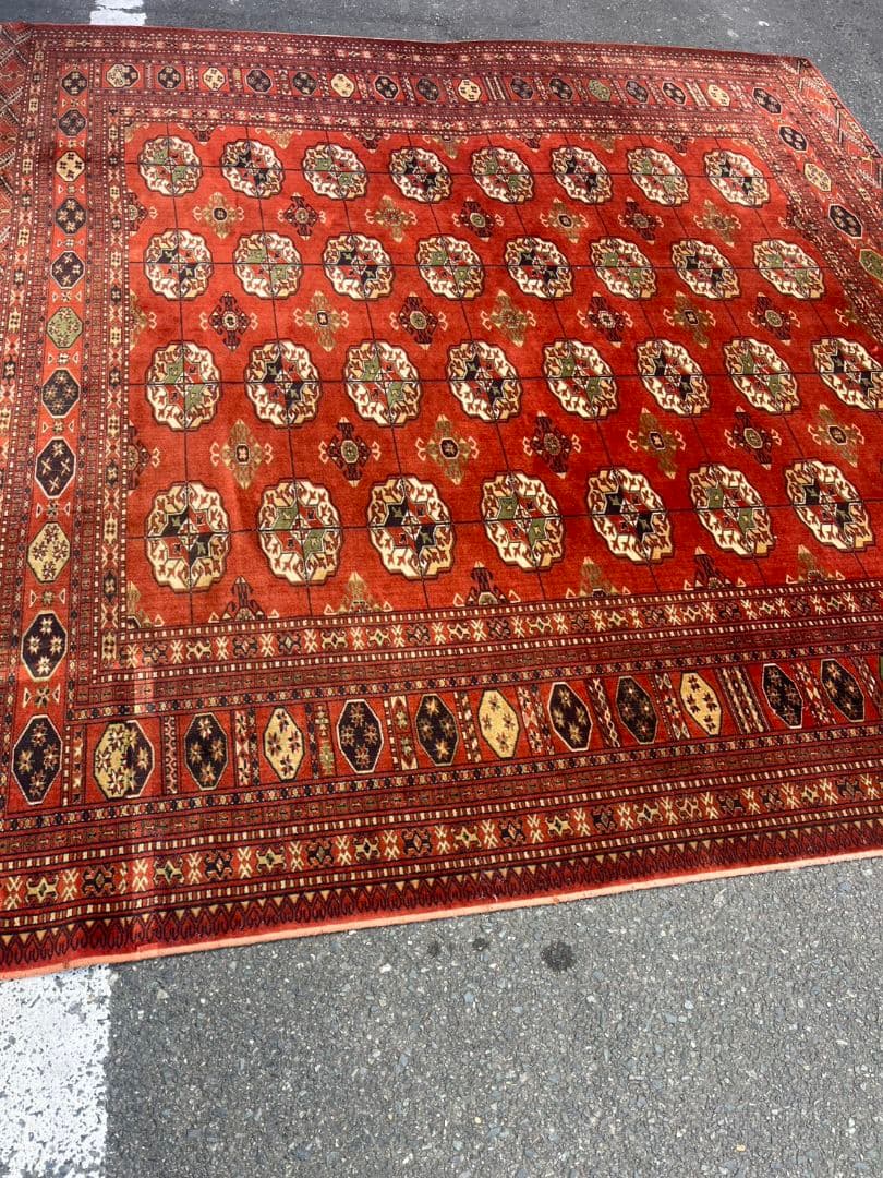 西ドイツ製　絨毯　カーペット　ラグ　ヴィンテージ　ビンテージ