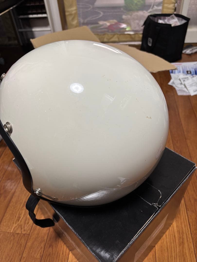 スーパーマグナム スタンダード　アイボリー　tt&co ヘルメット