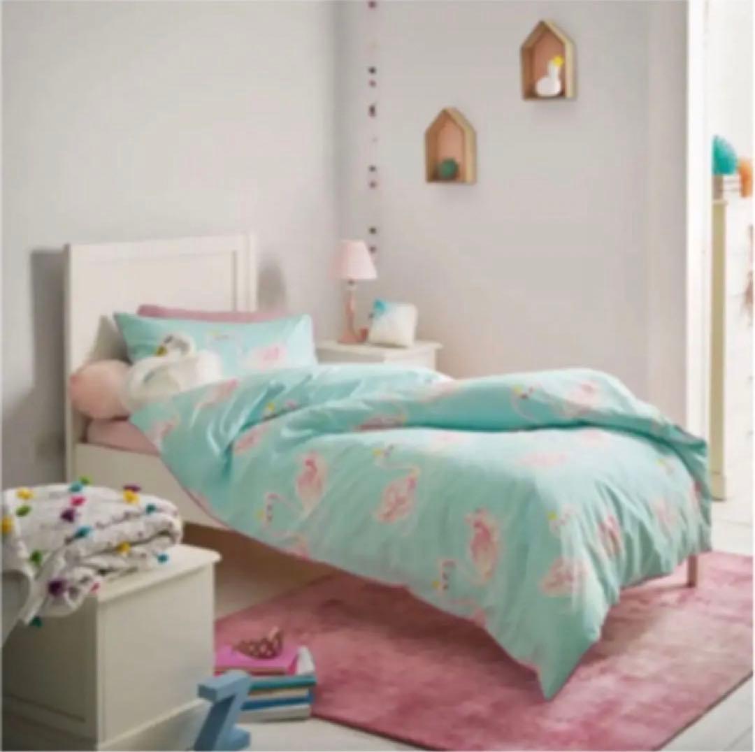 ローラアシュレイ♡スワンのデュベカバー　シングルサイズ