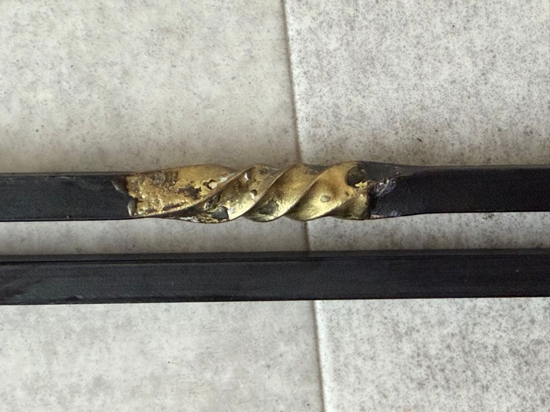 llama ラマ　Stick hookダブル brass 真鍮　ランタンスタンド