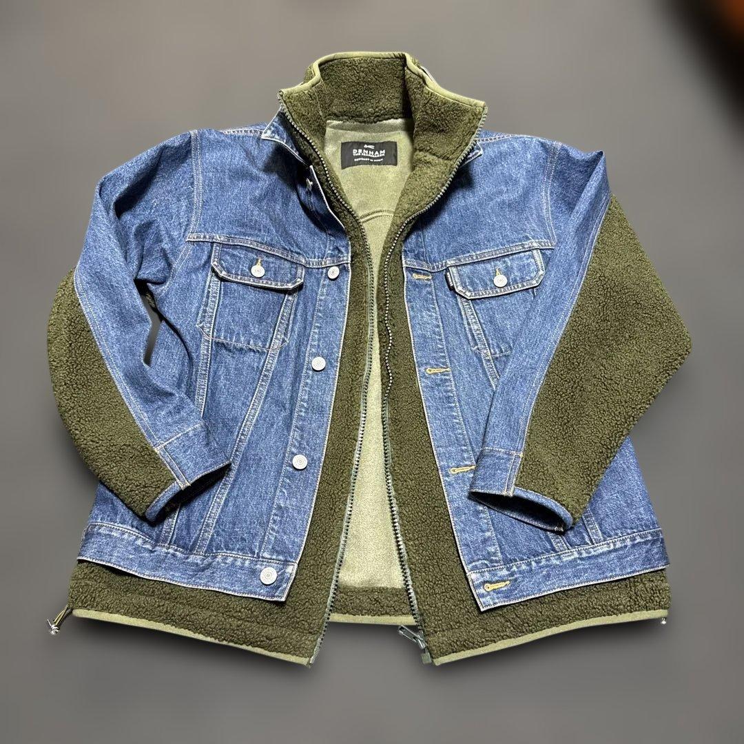 DENHAM フリース×ジージャン