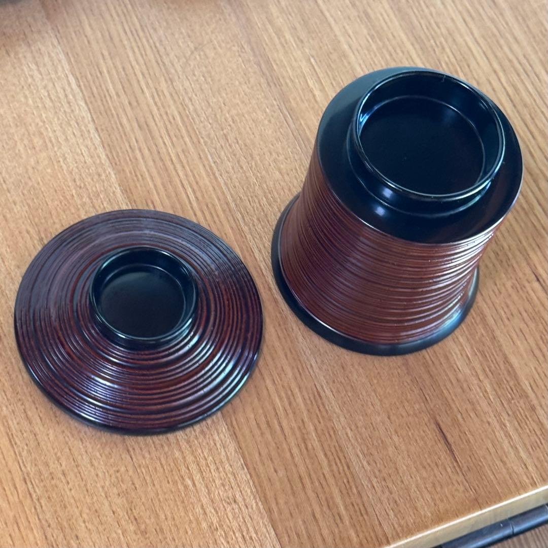 輪島塗 輪島屋善仁 うるみ塗 小吸物椀（箸洗） 5客