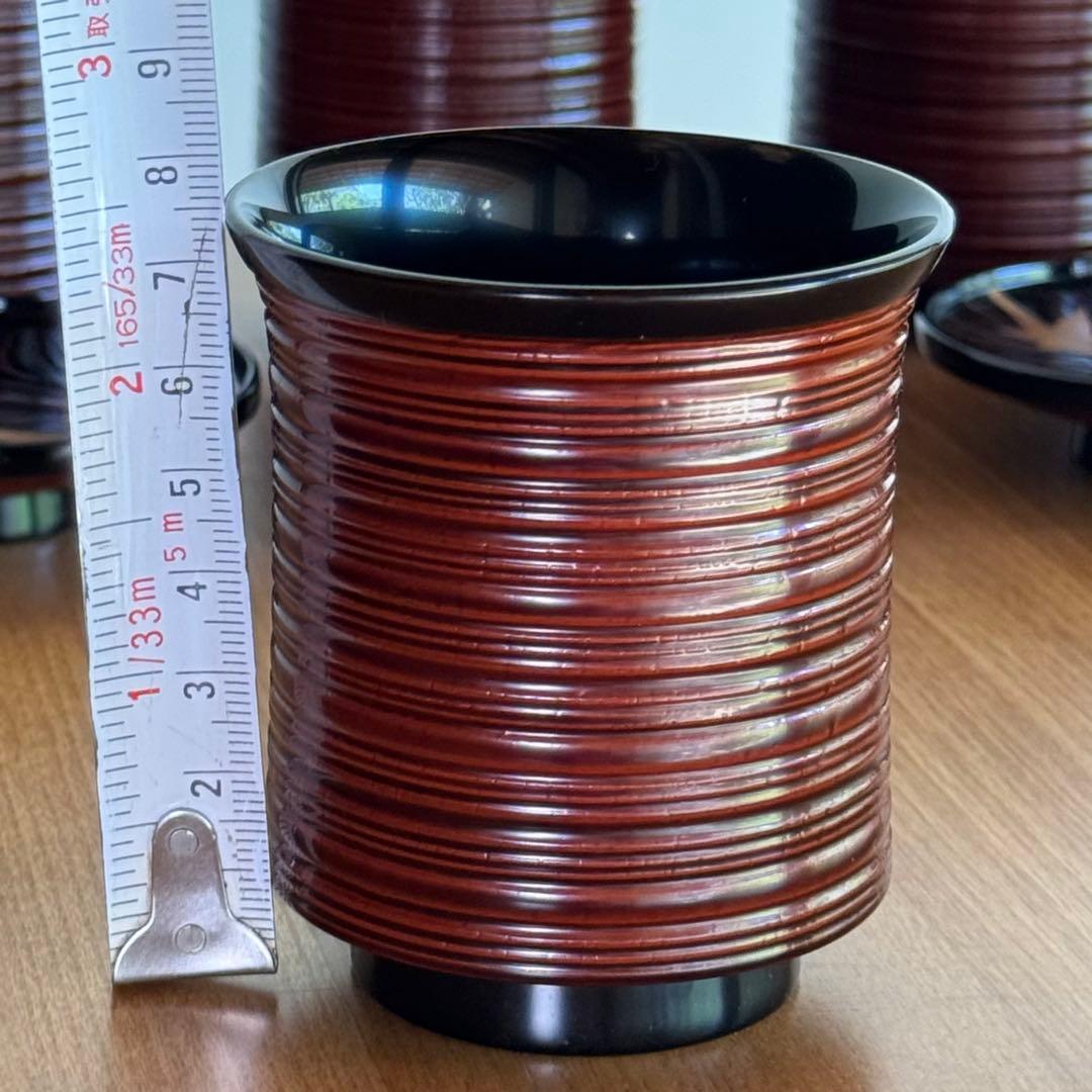 輪島塗 輪島屋善仁 うるみ塗 小吸物椀（箸洗） 5客