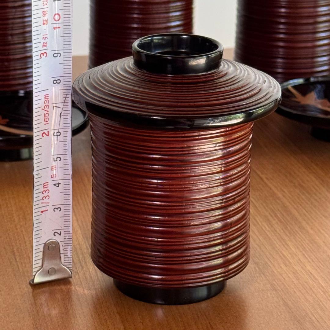 輪島塗 輪島屋善仁 うるみ塗 小吸物椀（箸洗） 5客