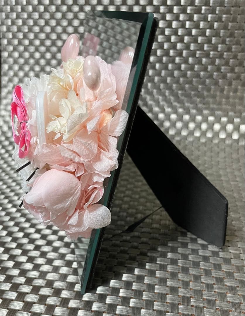 新品　ハローキティ サンリオ フォトフレーム インテリア 雑貨 造花 フラワー