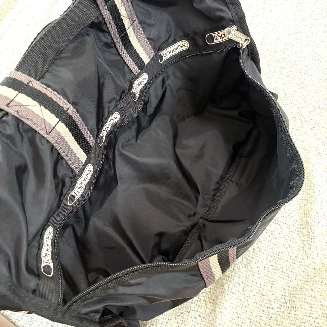 【希少】LeSportsac レスポ　ボストン　ミディアム　ウィークエンダー黒