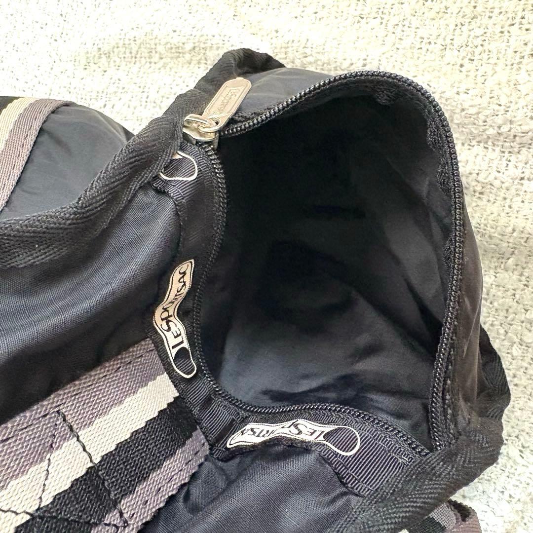 【希少】LeSportsac レスポ　ボストン　ミディアム　ウィークエンダー黒