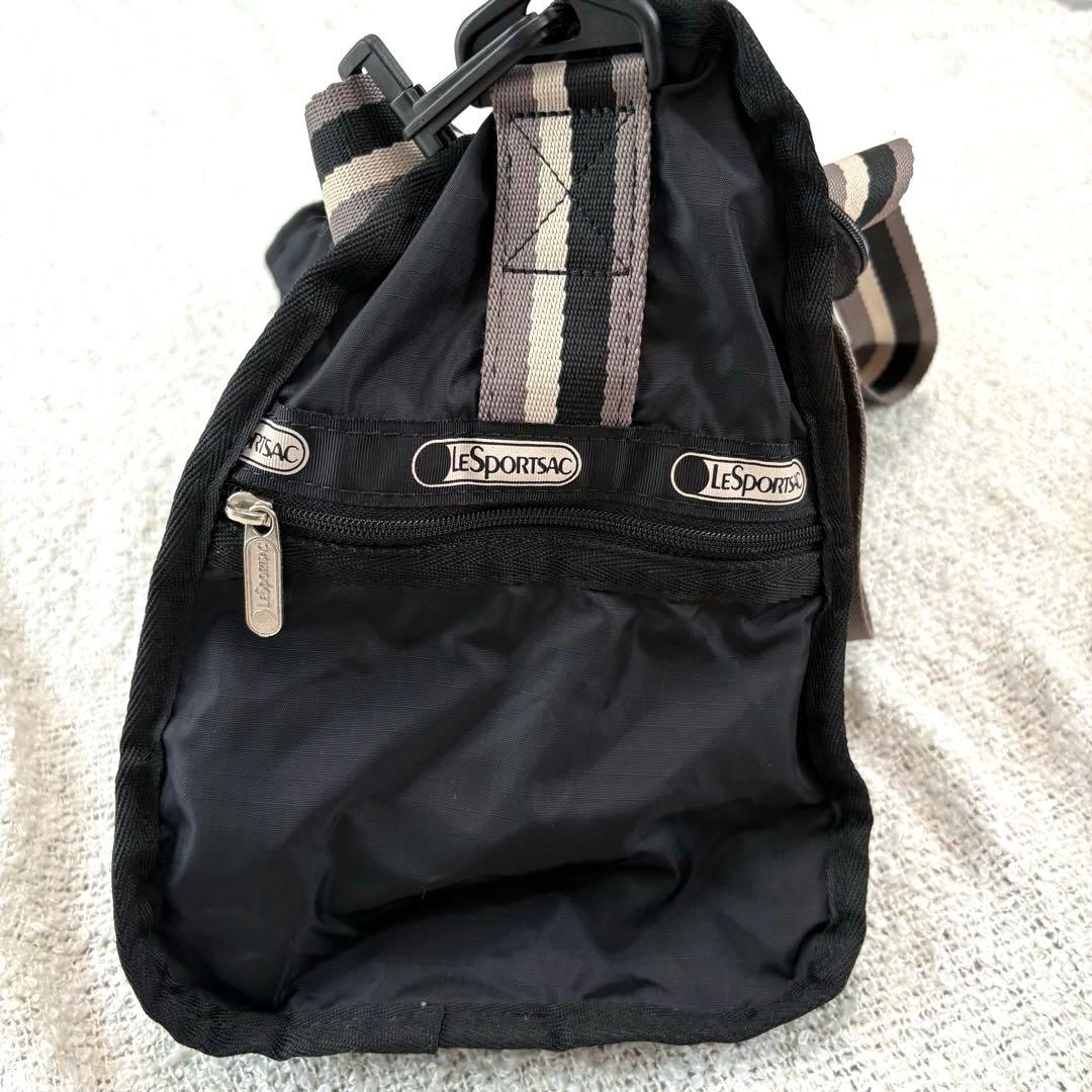 【希少】LeSportsac レスポ　ボストン　ミディアム　ウィークエンダー黒