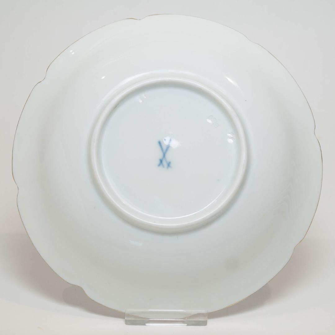 マイセン X-フォーム カップアンドソーサー デザート プレート １級品