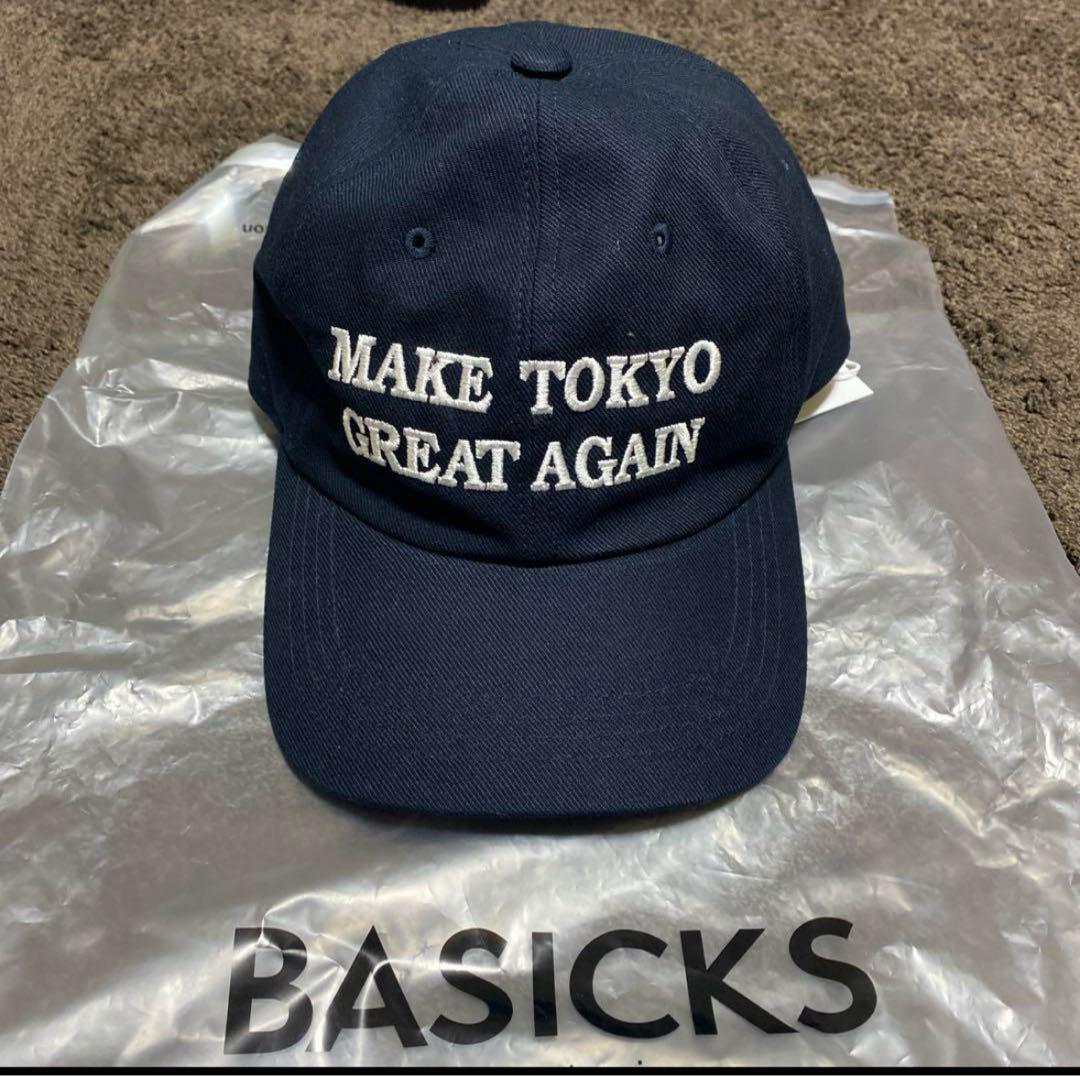 帽子 BASICKS Make Tokyo Great Again Cap NAVY