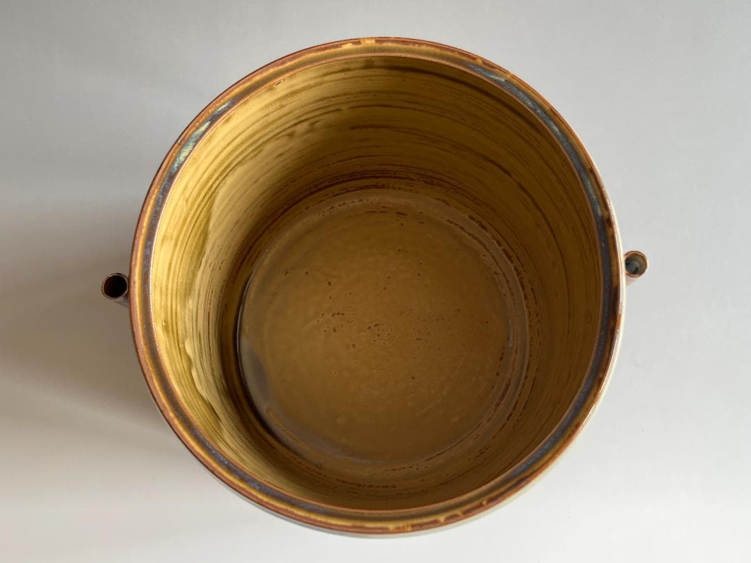 亀井楽山　高取焼　水指　而妙斎書付　茶道具　表千家