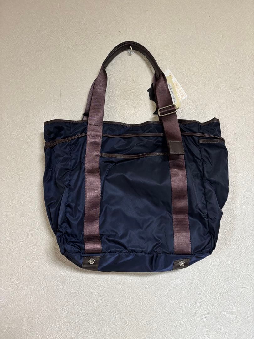 【Orobianco】オロビアンコトートバッグ 濃紺 大容量 新品未使用