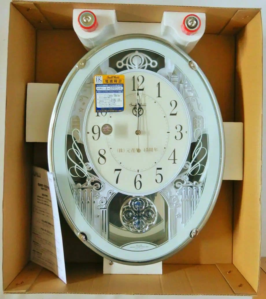 【新品未使用】リズム時計工業 スモールワールドプラウド 4MN523RH05