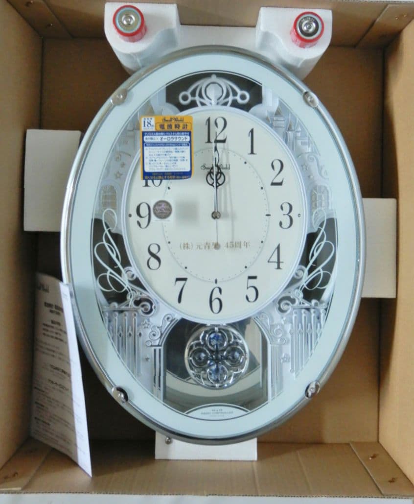 【新品未使用】リズム時計工業 スモールワールドプラウド 4MN523RH05