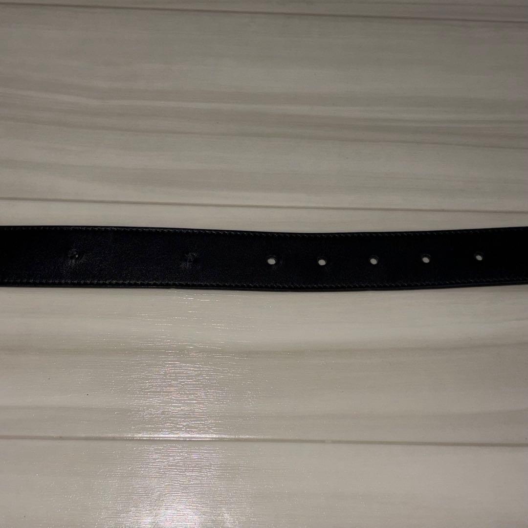 小物 GUCCI Double G Leather Belt