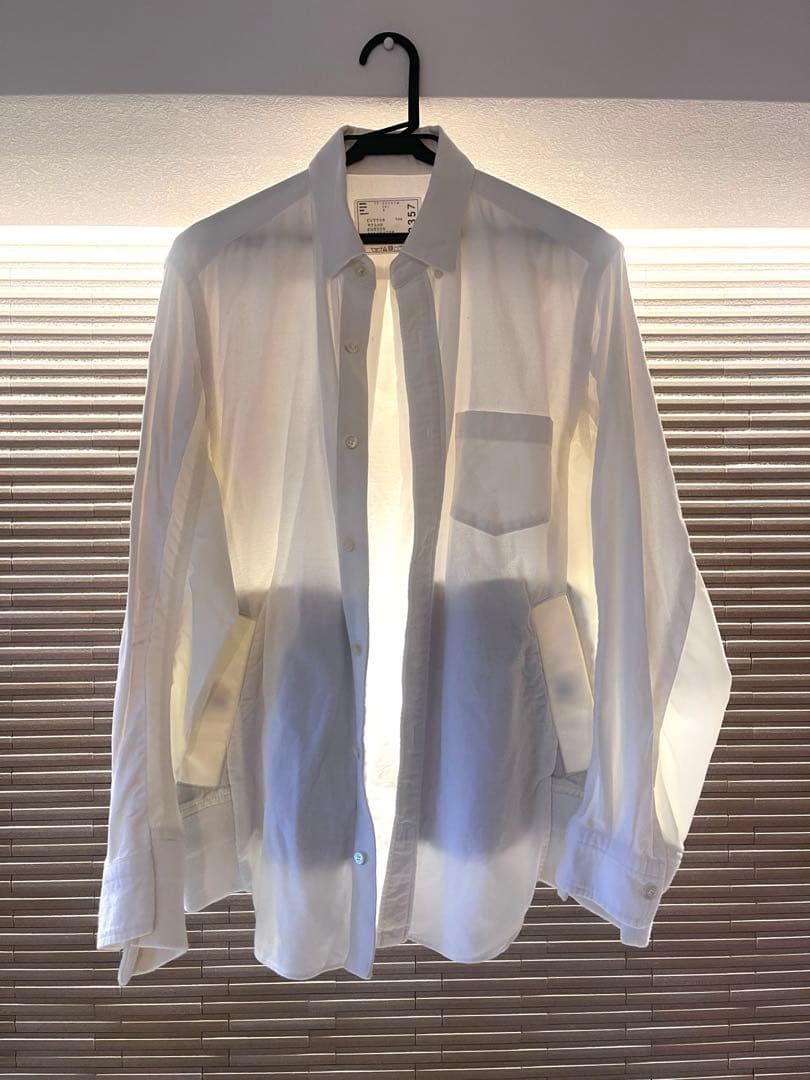 sacai シャツ 長袖