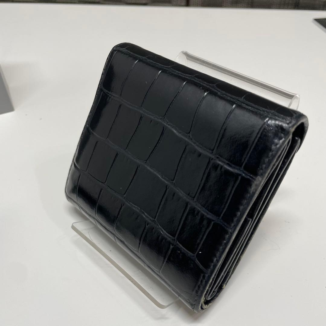 い*ね様 BALENCIAGA クロコ柄　折り財布　バレンシアガ