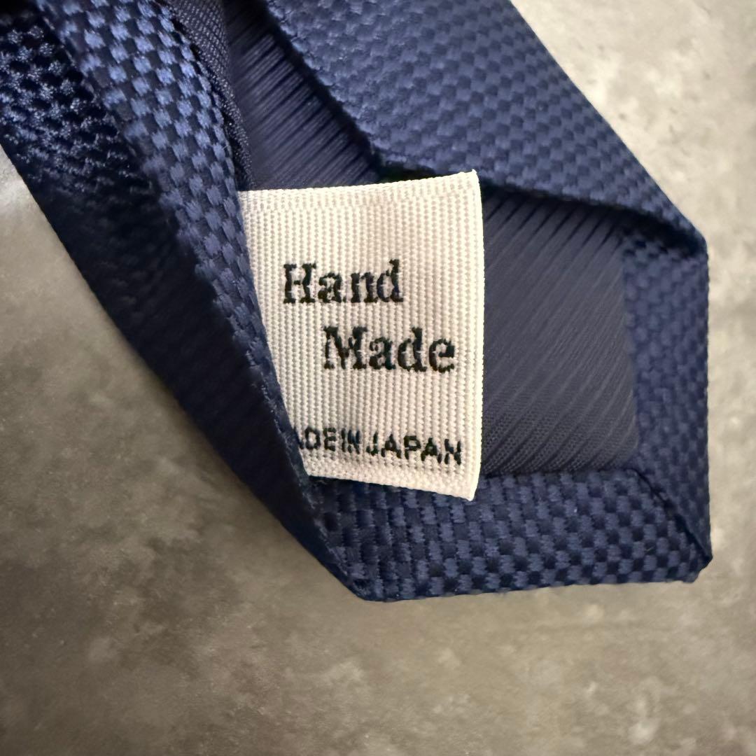 ラン FAIRFAX フェアファックス ネクタイ ネイビー ソリッド 無地