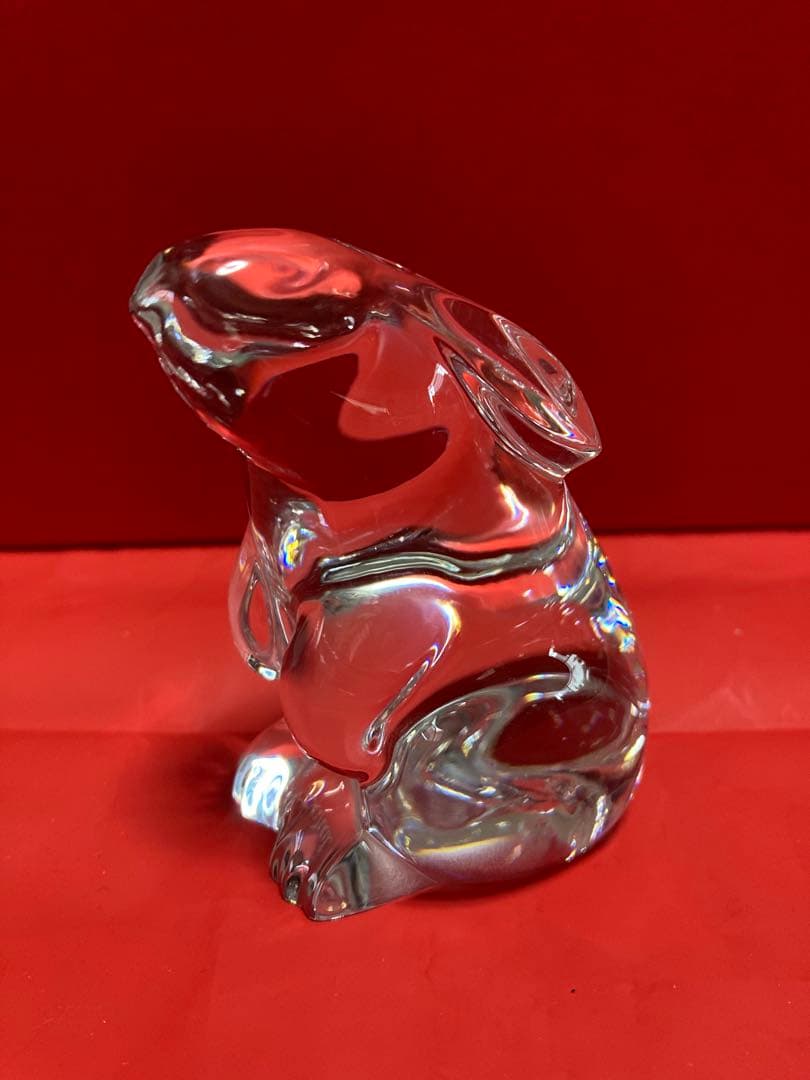 Baccarat バカラ　置物　兎　うさぎ　箱なし