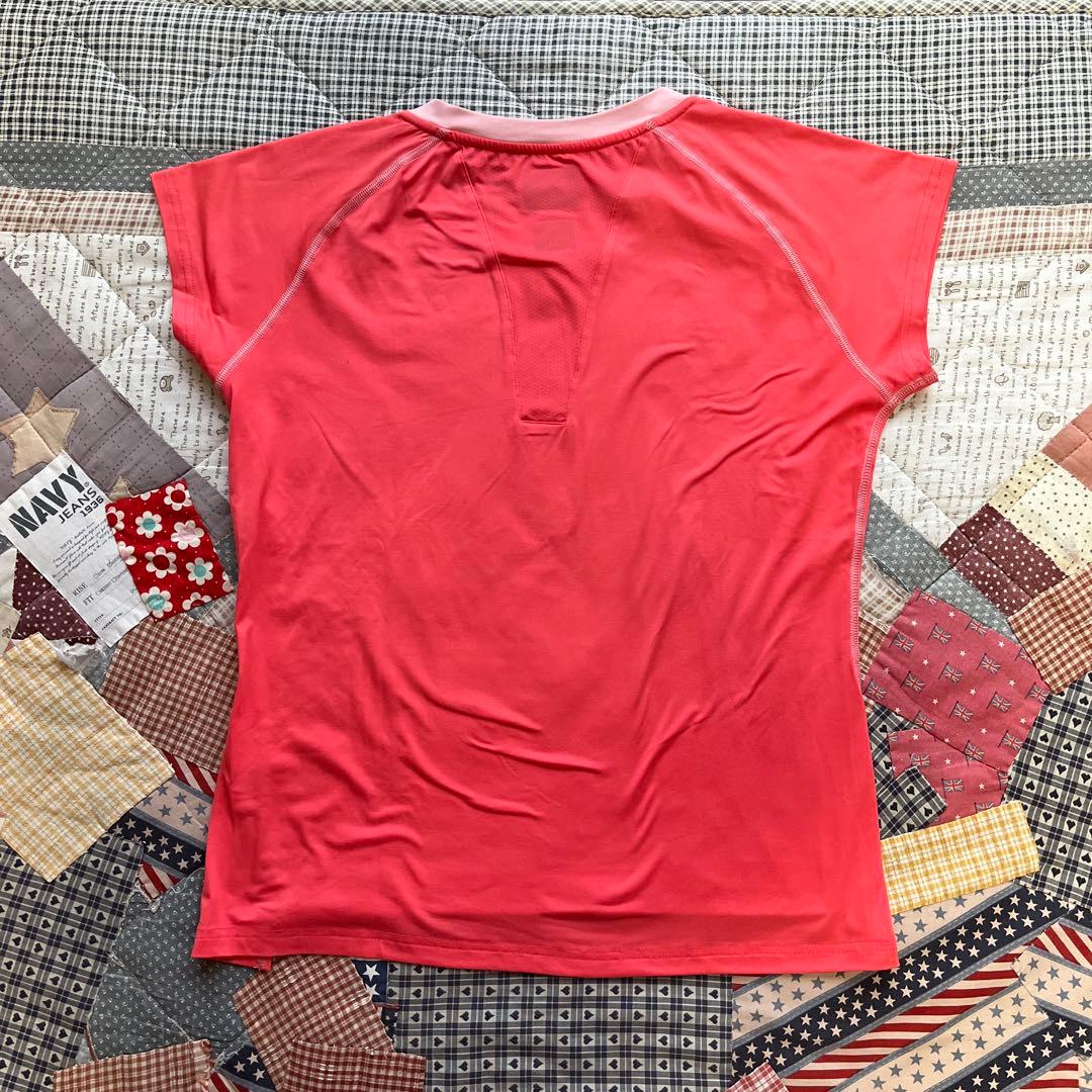 お値下げしました！YONEX テニスウェアピンク Tシャツとベージュスカート