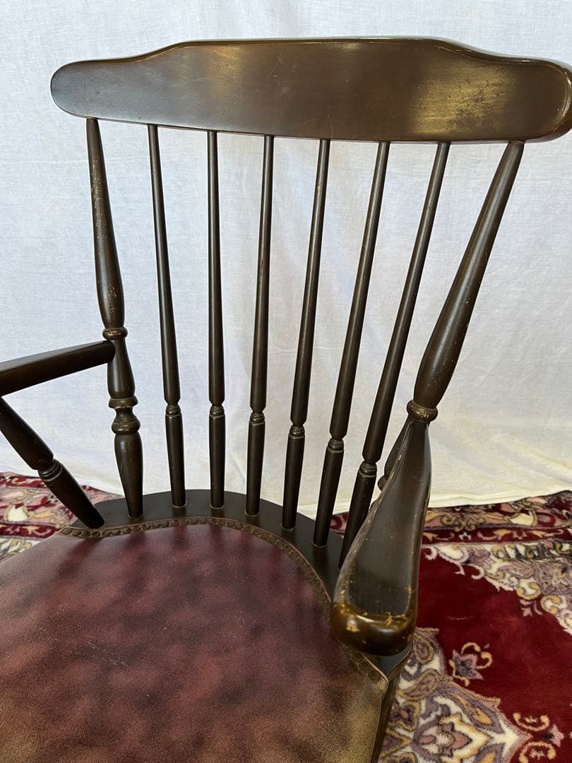 【アンティーク】木製 ロッキングチェア 木製椅子 北欧レトロ 昭和レトロ 古家具