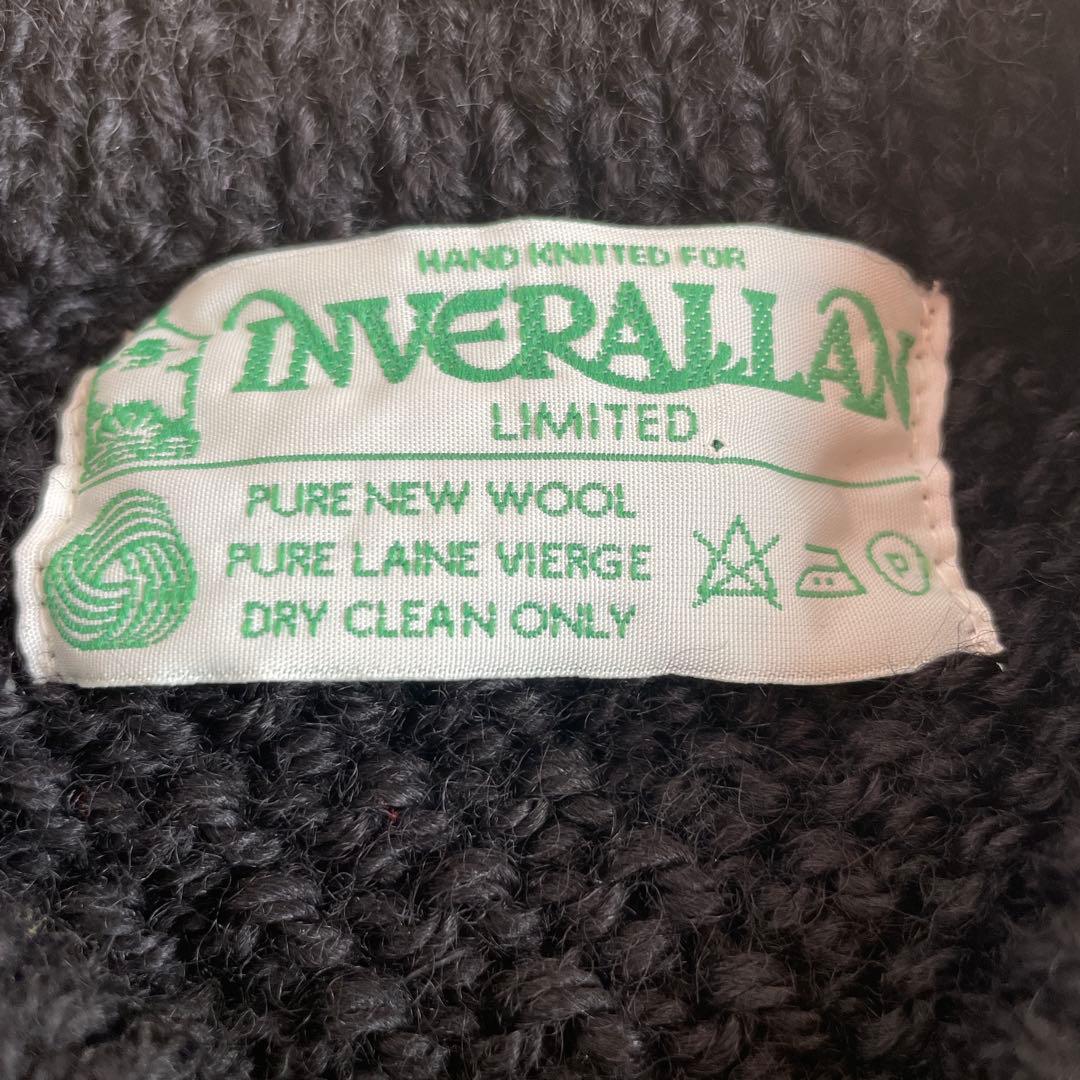 INVERALLAN カーディガン　ブラック