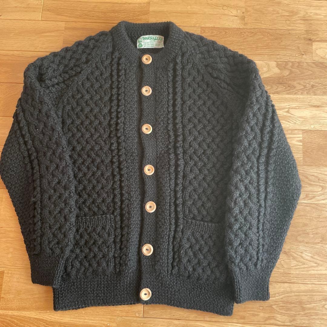 INVERALLAN カーディガン　ブラック