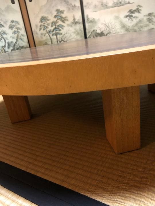 一枚板　ローテーブル