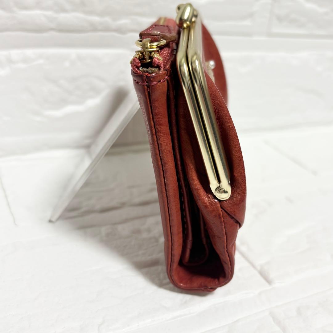 【未使用】Dakota ダコタ ペルラ コンパクト財布 ピンク　がま口 二つ折り