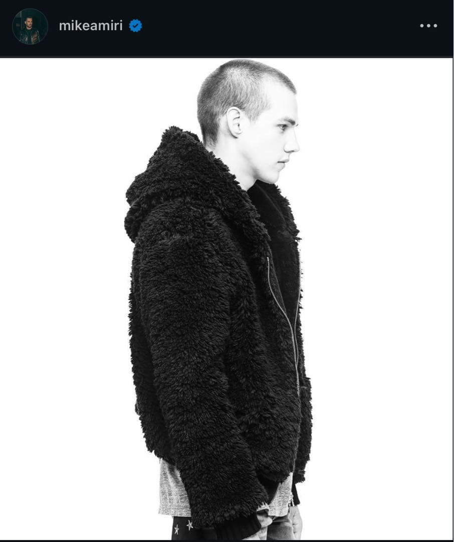 【激レア】AMIRI Full Cotton Sherpa Hoodie XS