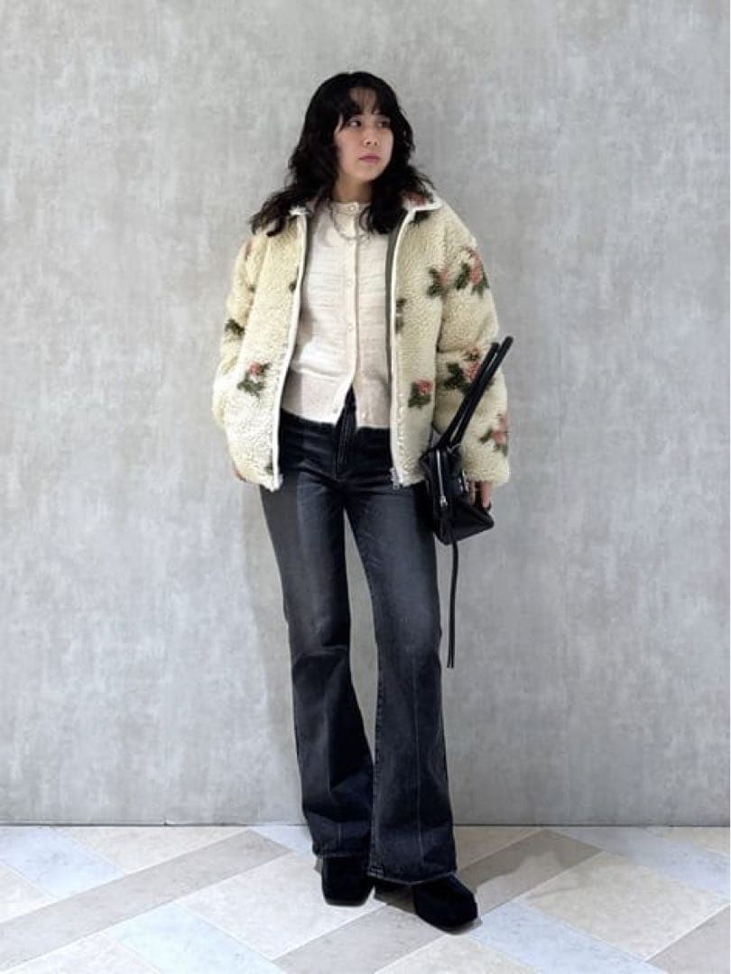 moussy MVS BLACK FLARE フレアジーンズ デニム ブラック