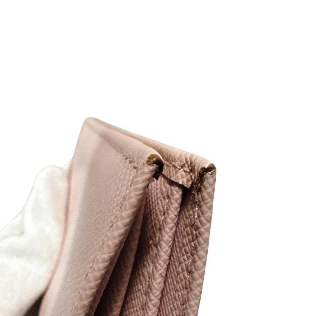 PRADA　プラダ　サフィアーノ　コンパクトウォレット　１MV204　美品