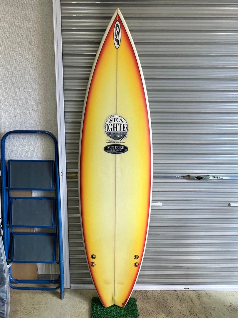 CSFサーフボード 6'0\" フィン+デッキパッド付き