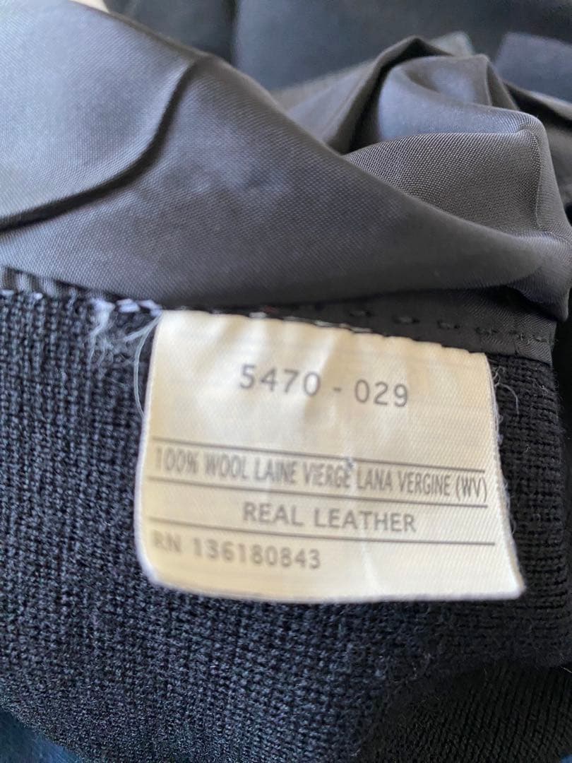 フェラガモレザーウールコンビジャケット ブラック美品！お値下げしました♪