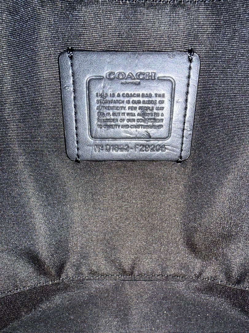 【極美品】COACH コーチ シグネチャー トートバッグ A4可 通勤 ビジネス