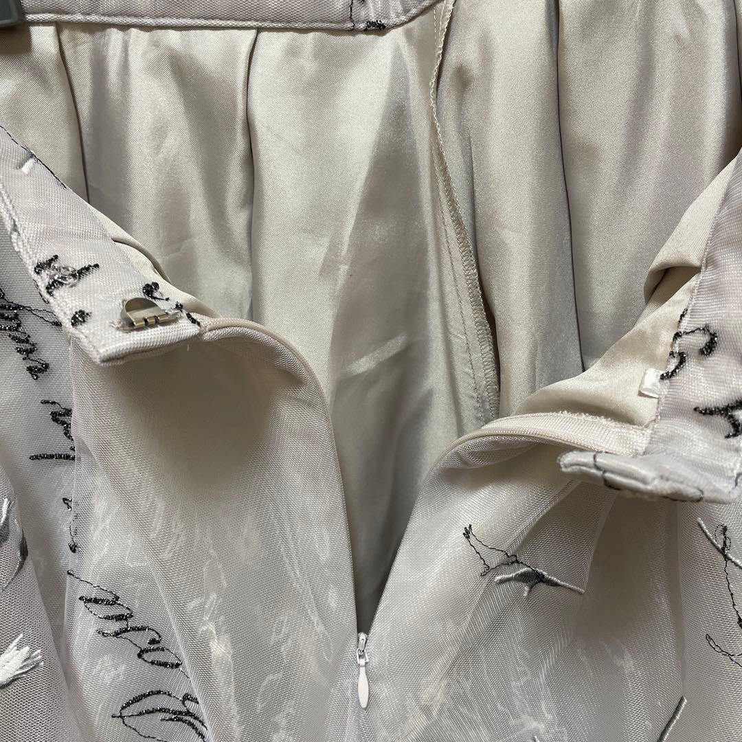 CELFORD フラワー刺繍 フレアスカート サイズ38