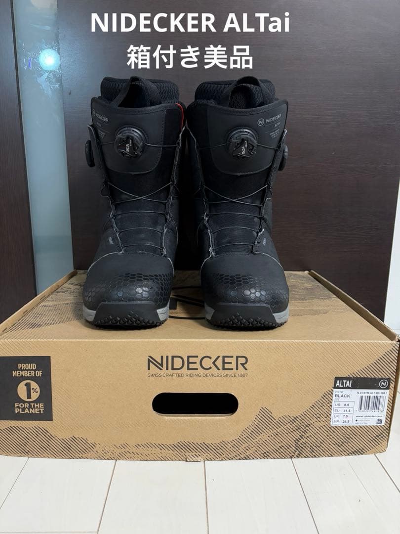 NIDECKER ALTai/スノーボードブーツ26.5/箱付き美品/TTに酷似