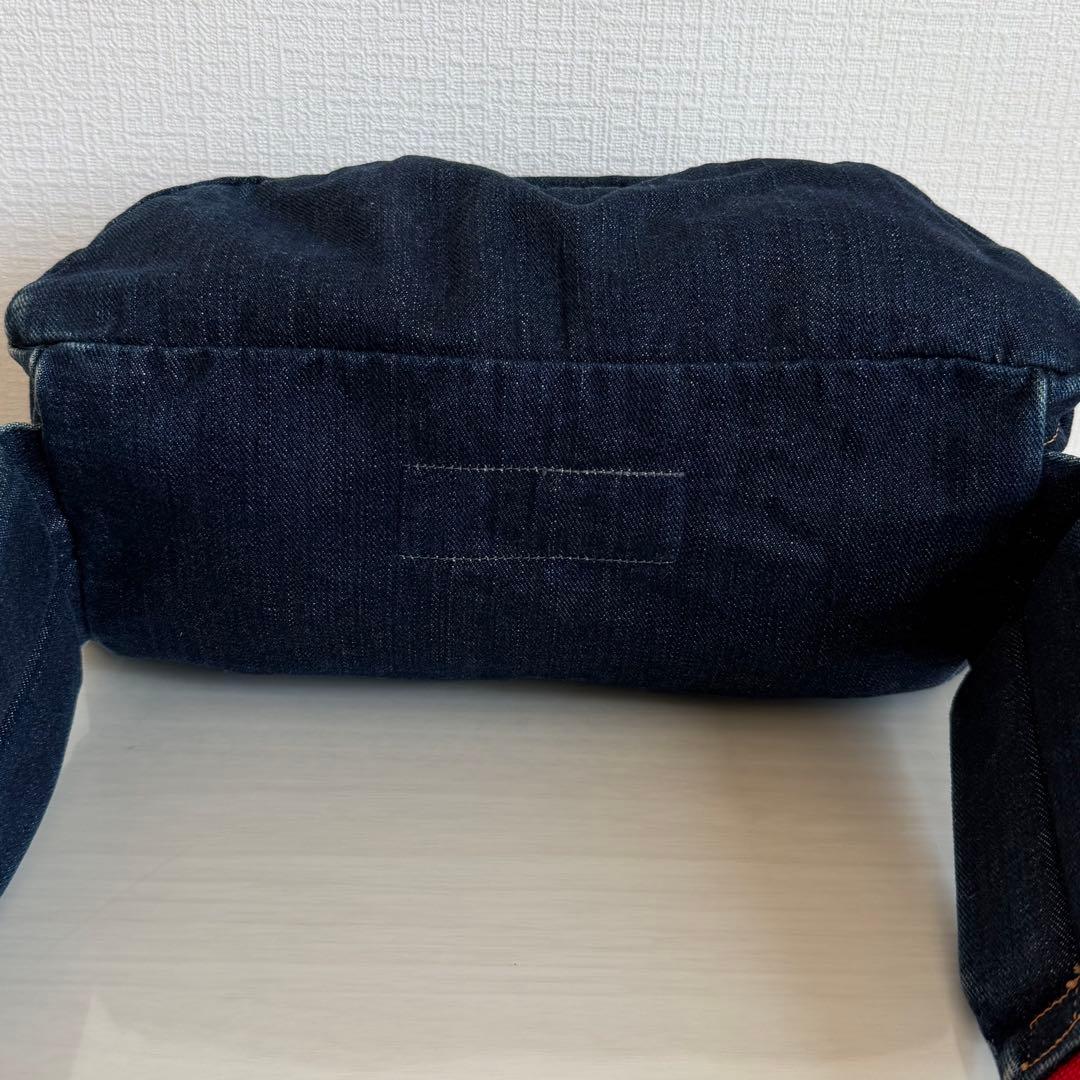 エヴィス　ウエストポーチ　ボディバッグ　デニム　インディゴ　5連カモメ