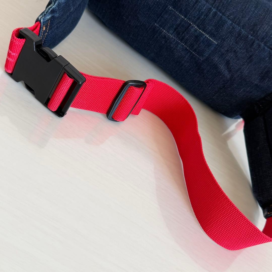 エヴィス　ウエストポーチ　ボディバッグ　デニム　インディゴ　5連カモメ