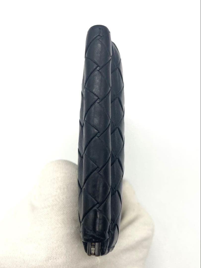 BOTTEGA VENETA 二つ折り財布 マネークリップ ブラック