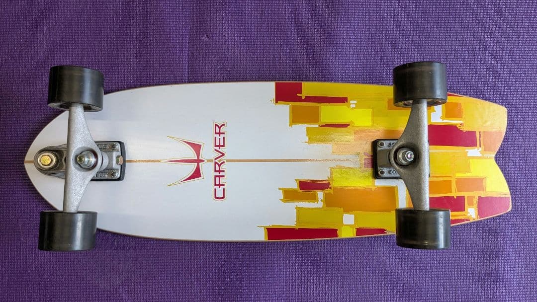 carver カーバー スケート サーフスケート 全長:74㎝幅:24㎝ 当時物