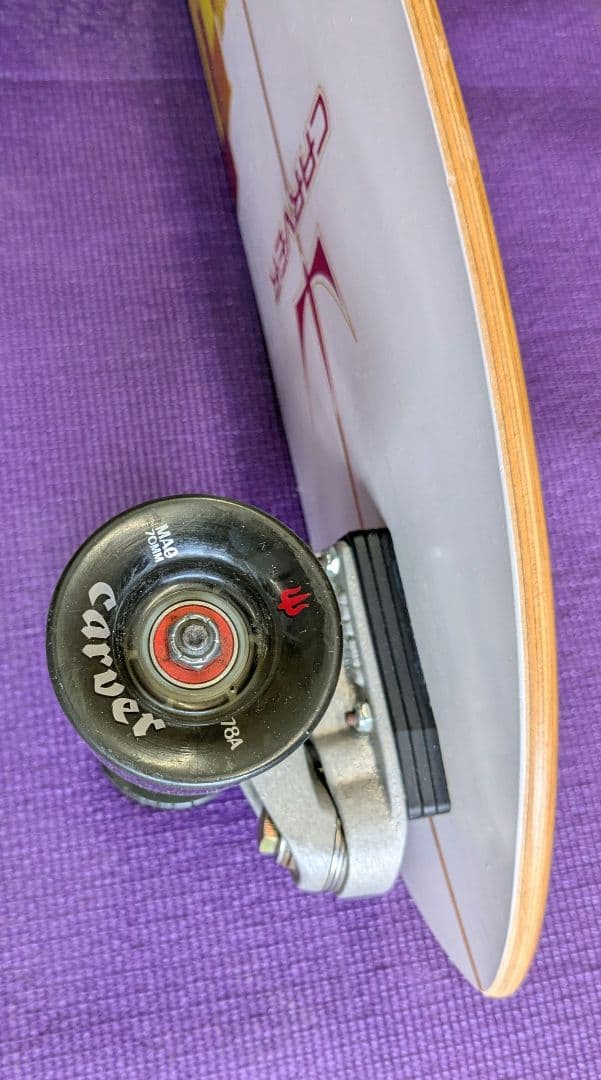 carver カーバー スケート サーフスケート 全長:74㎝幅:24㎝ 当時物