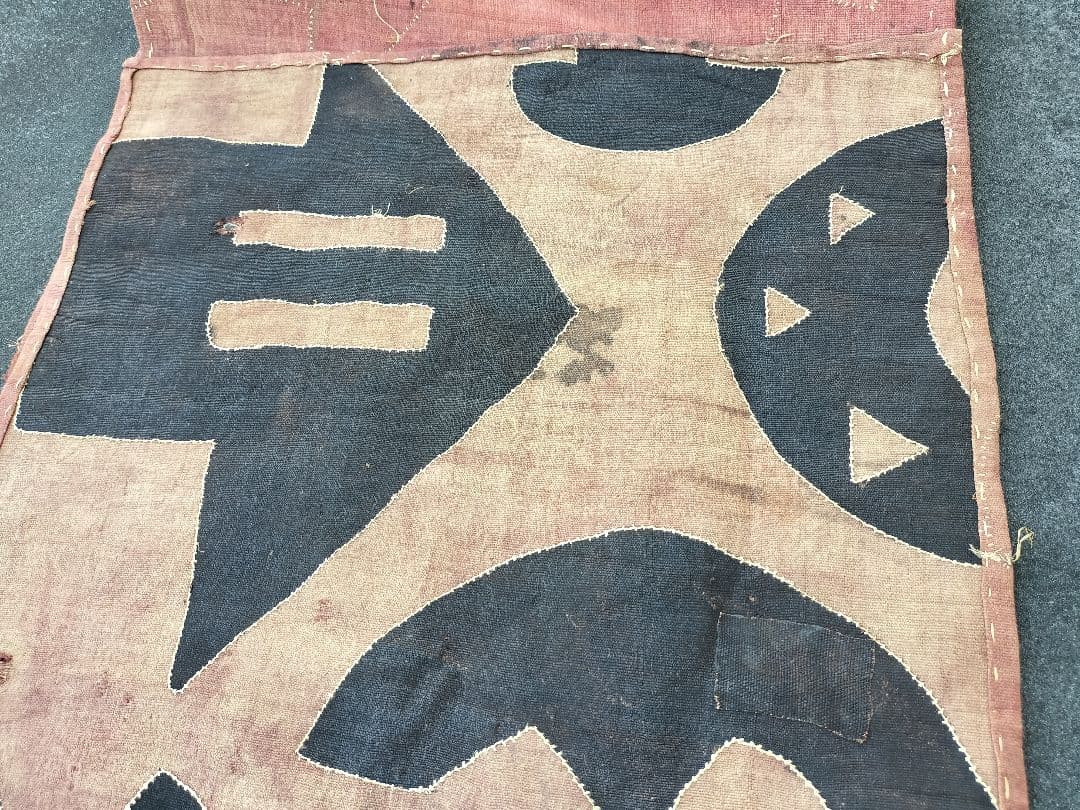 巨大　クバ布　アフリカ　3.6m 民藝　アンティーク