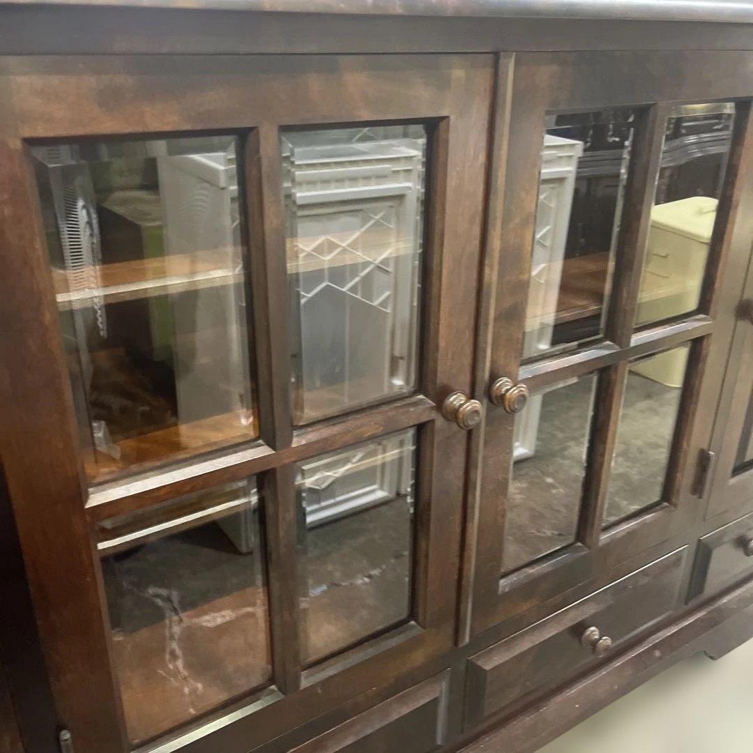 【北海道民芸家具】サイドボード◇リビングボード◆和モダン◆