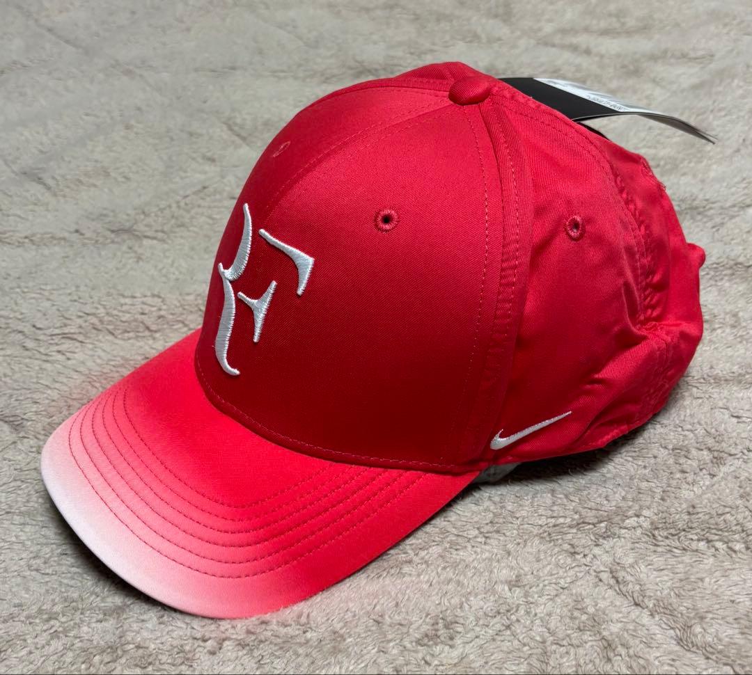 NIKE RFロゴ CAP グラデーションキャップ レッド 新品・タグ付き 赤