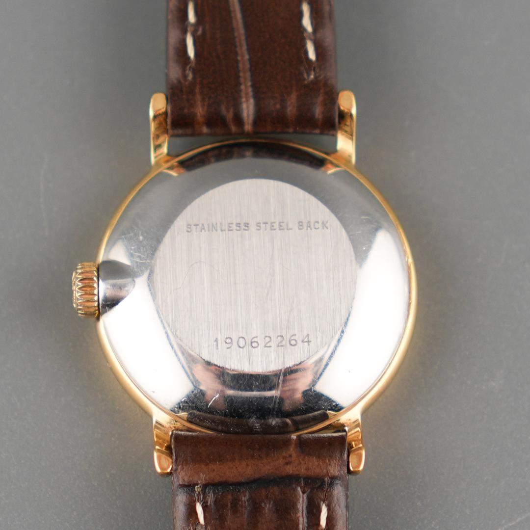 稼働 LONGINES ラウンド ゴールド 腕時計 新品電池 新品ベルト 手巻き